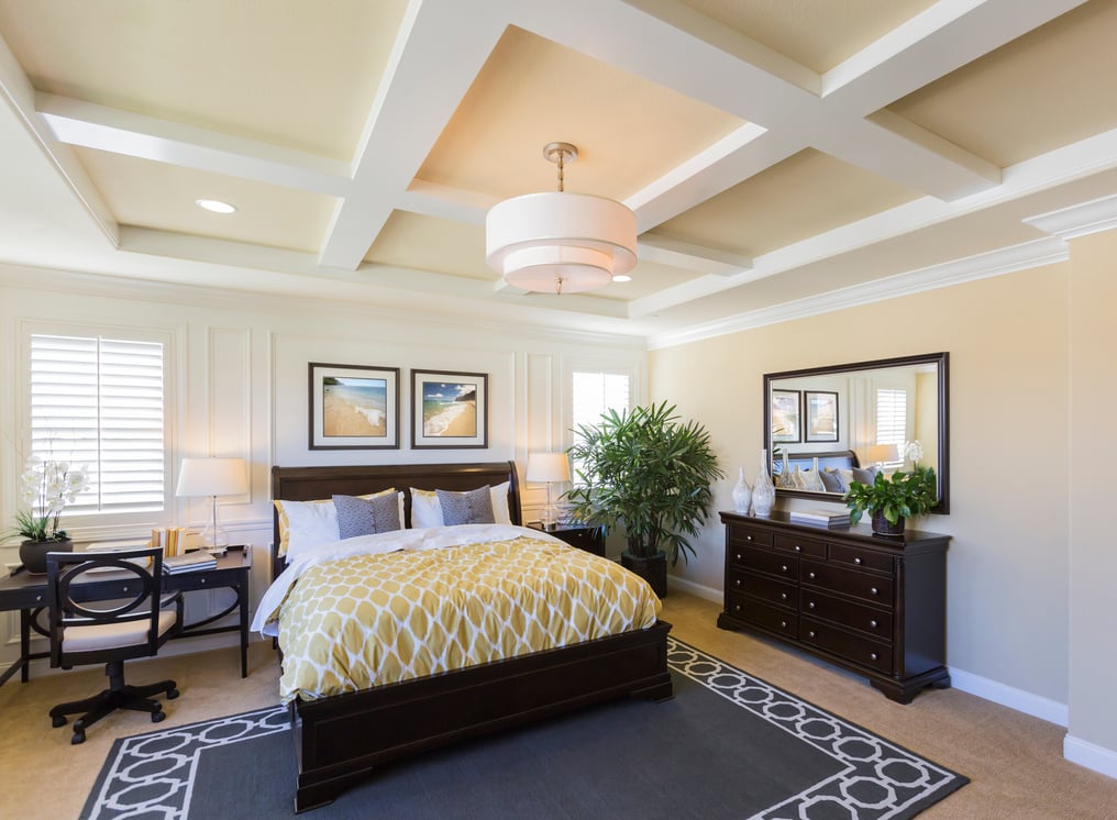 Interior of a Beautiful Master Bedroom